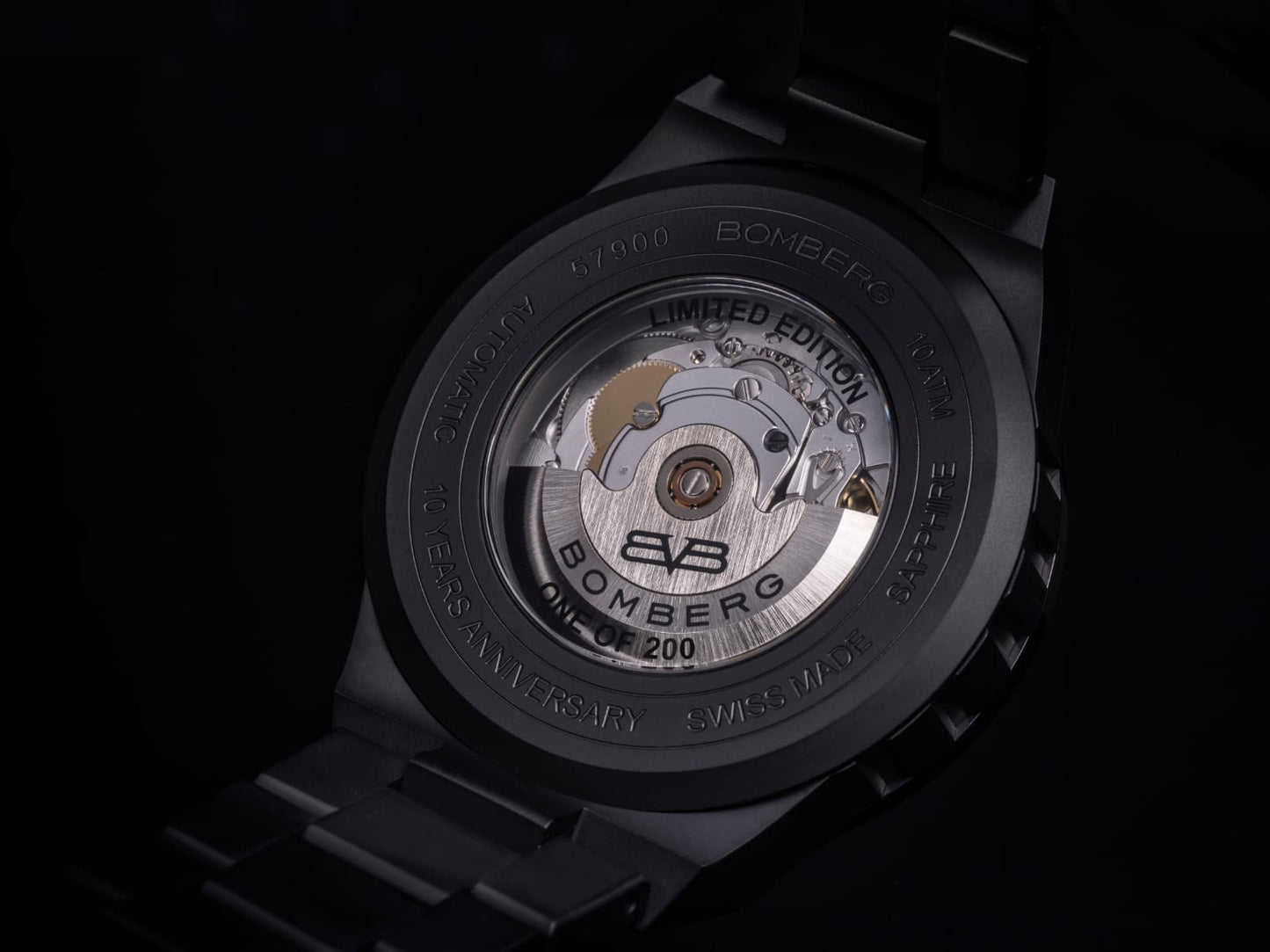 BOMBERG - AUTOMATIC ANNIVERSARY MATTE BLACK