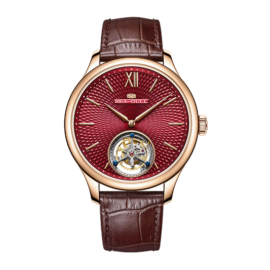 Sea-Gull - 手工Guillochéc陀飛輪腕錶