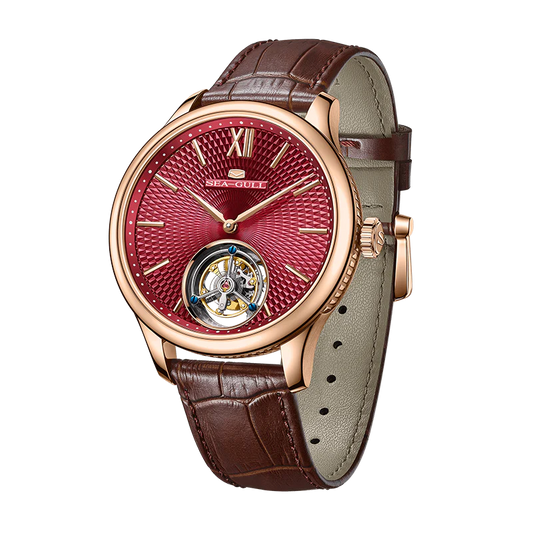 Sea-Gull - 手工Guillochéc陀飛輪腕錶