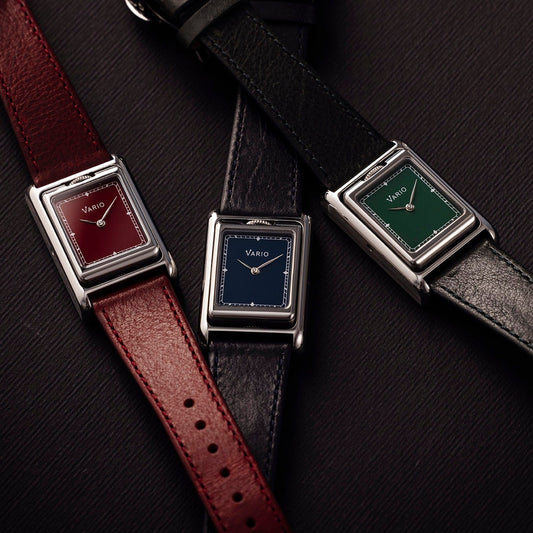 VERSA Reversible Dual Time Silver-Green