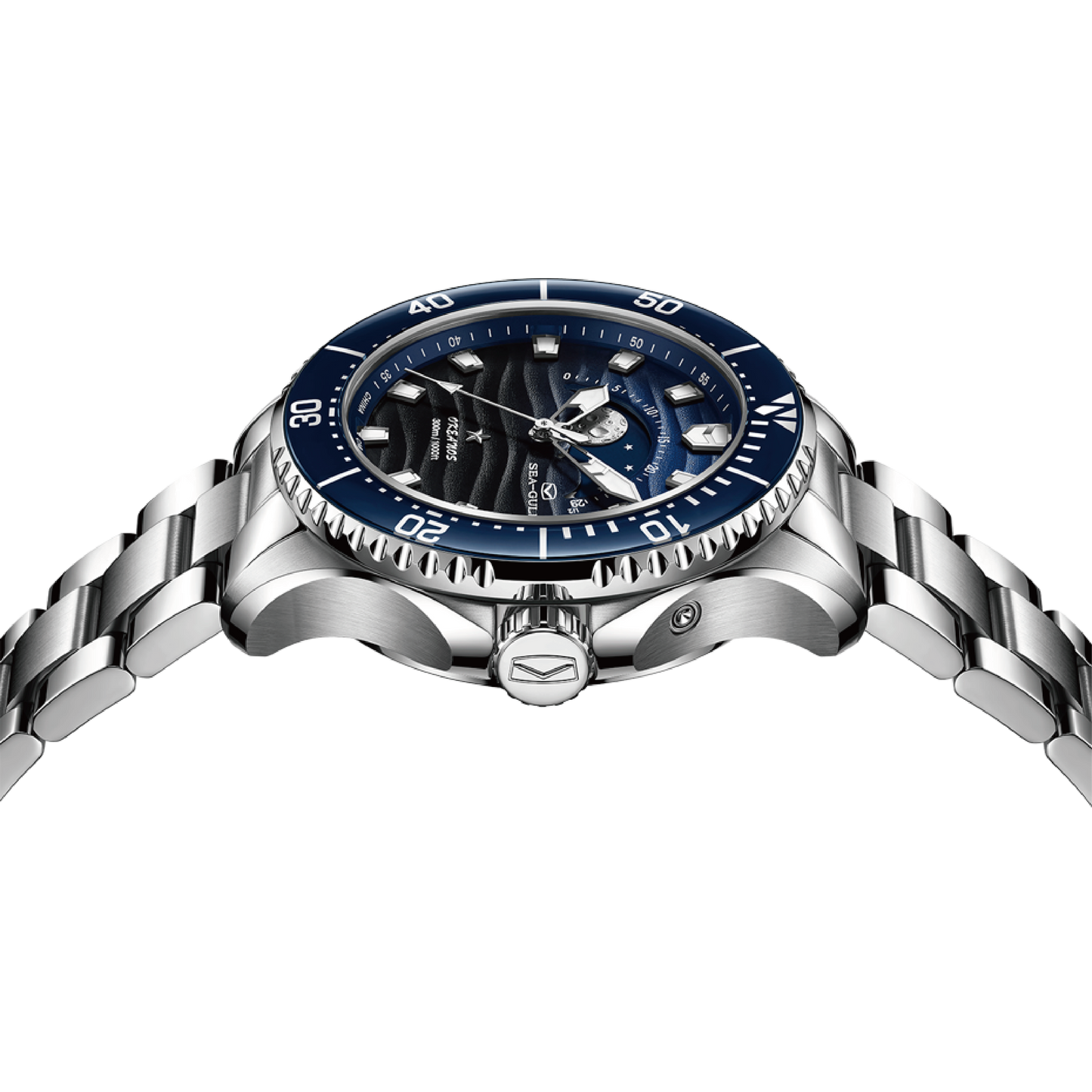 Sea-Gull Moon Phase Dive 300M Watch