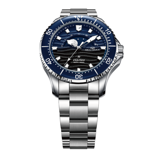 Sea-Gull Moon Phase Dive 300M Watch
