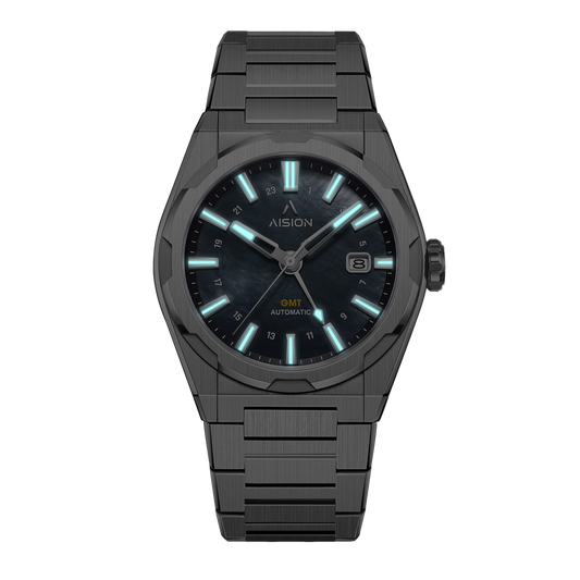AISION HANG GMT - Grey MOP Dial