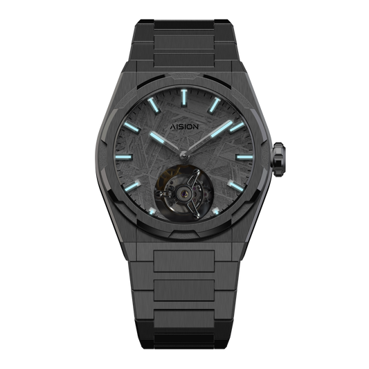AISION Tourbillon - Meteorite Dial - Silver