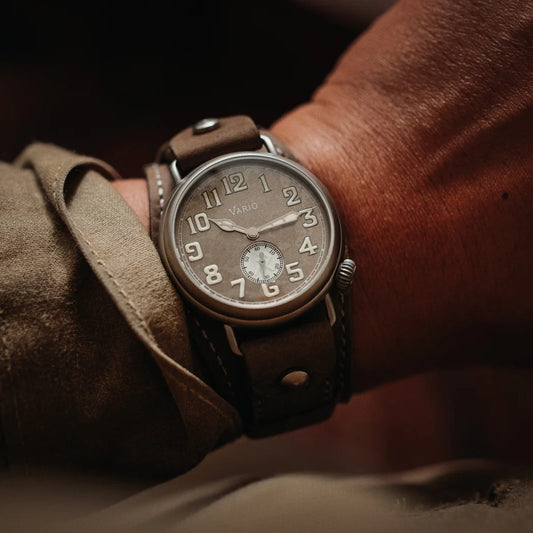 VARIO x RZE UltraHex™ Titanium Trench Timascus Watch