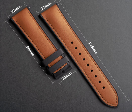 CayCan&Co. - HS01.4 - Hybrid Tan Leather Strap