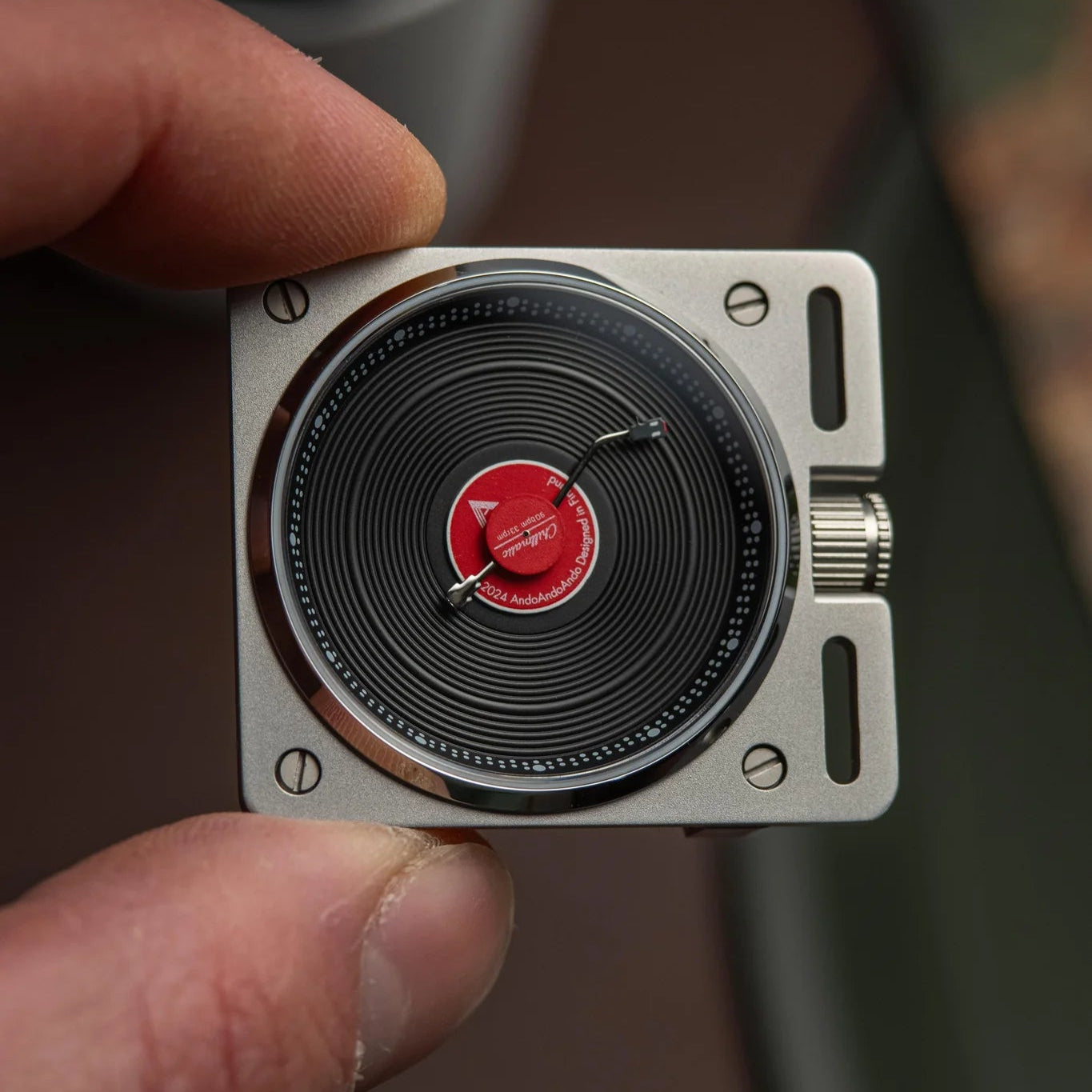 Vinyl Record Automatic Watch