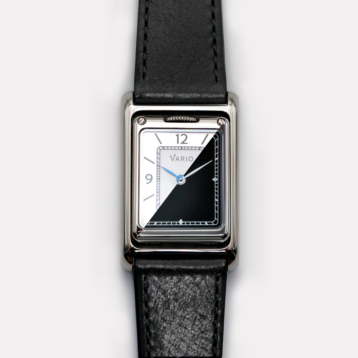 VERSA Reversible Dual Time Silver-Black