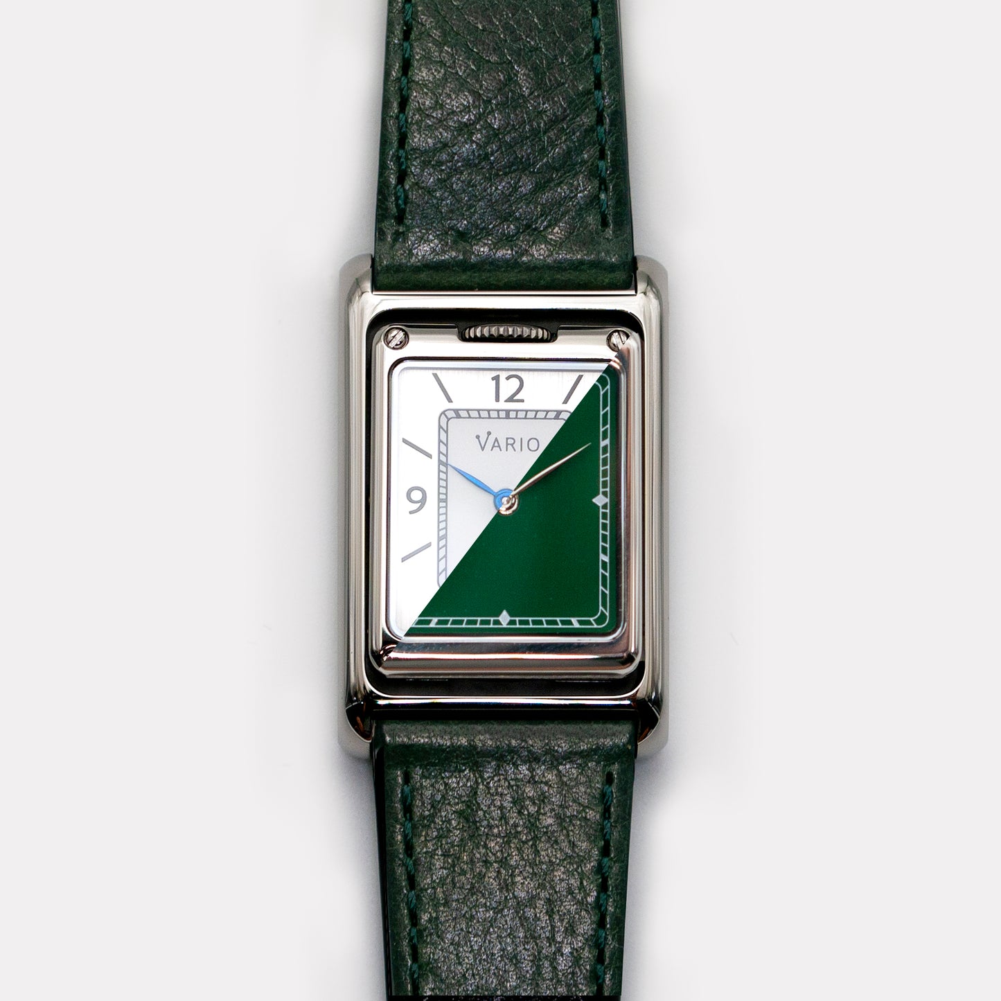 VERSA Reversible Dual Time Silver-Green