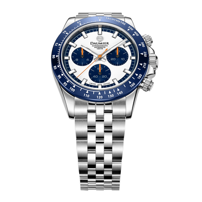 DAUMIER RS RennSport - White & Blue Dial