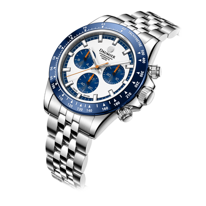 DAUMIER RS RennSport - White & Blue Dial