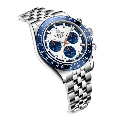 DAUMIER RS RennSport - White & Blue Dial