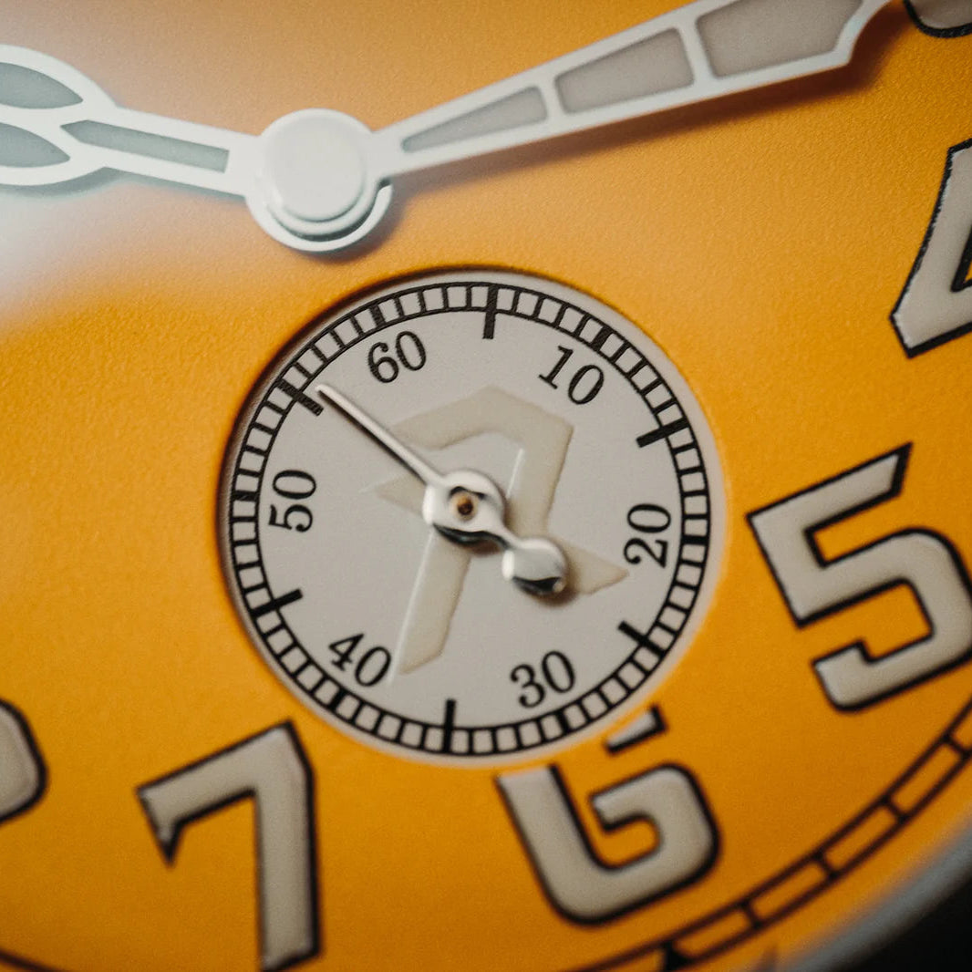 VARIO x RZE UltraHex™ Titanium Trench Medallion Yellow Watch