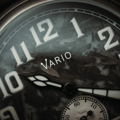 VARIO x RZE UltraHex™ Titanium Trench Lumed Carbon Fibre Watch