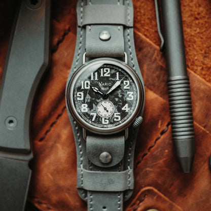 VARIO x RZE UltraHex™ Titanium Trench Lumed Carbon Fibre Watch