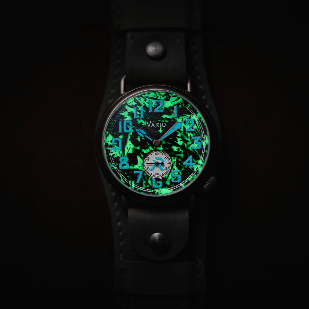 VARIO x RZE UltraHex™ Titanium Trench Lumed Carbon Fibre Watch