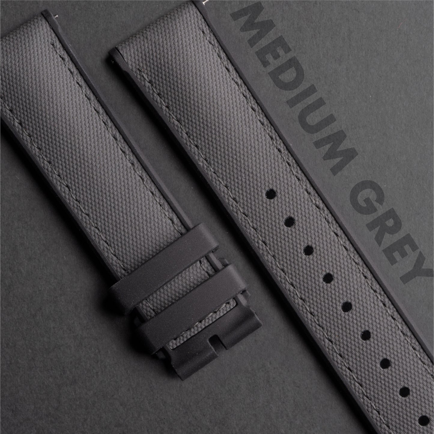 CayCan&Co. - HS01.6 - Hybrid Grey Leather Strap