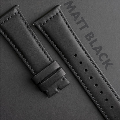 CayCan&Co. - LS01.1 - Matt Black Leather Strap