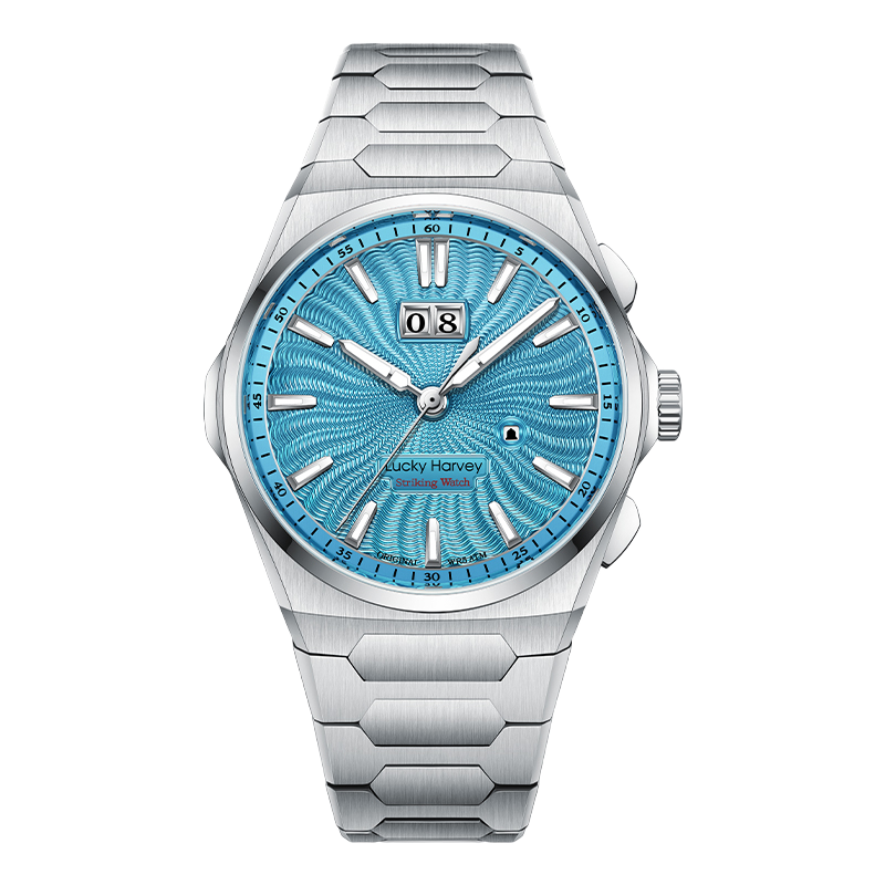 LUCKY HARVEY - Chiming Watch - Ice Blue