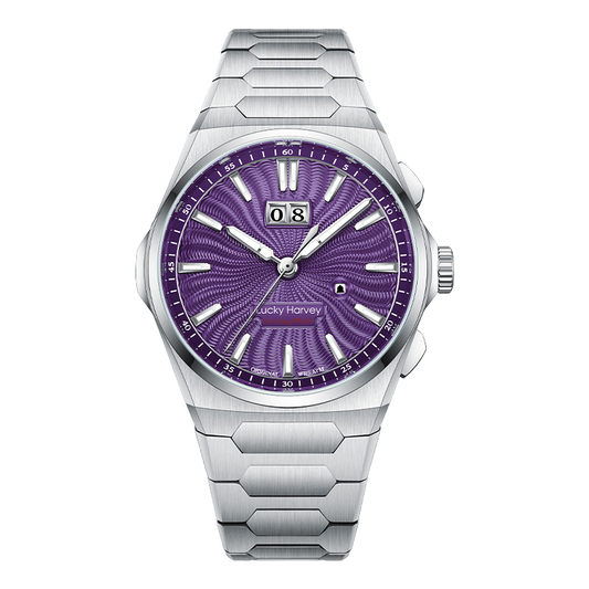 LUCKY HARVEY - Chiming Watch - Purple