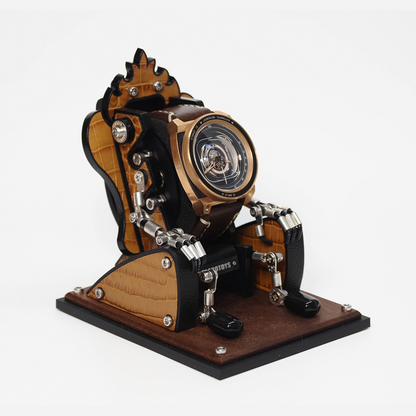 Robotoys - Leather Throne - Oak