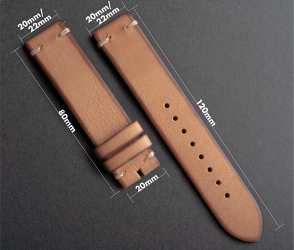 CayCan&Co. - VS01.2 - Vintage Burlywood Leather Strap