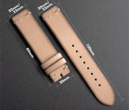 CayCan&Co. - VS01.3 - Vintage Flax Leather Strap