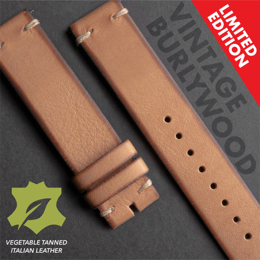 CayCan&Co. - VS01.2 - Vintage Burlywood Leather Strap