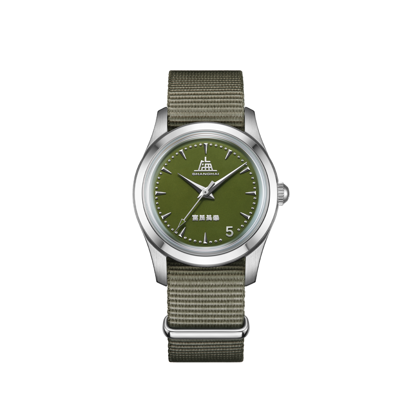 SHANGHAI x SLAB TOWN 34.5mm Hand-Winding Watch